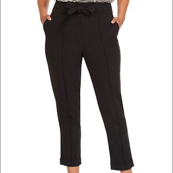 Dex Pants - Dex Tie Waist Cropped Pants